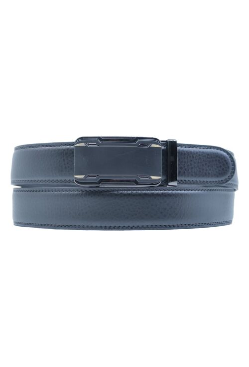 Ceinture automatique en croûte de cuir de vachette ajustable M132