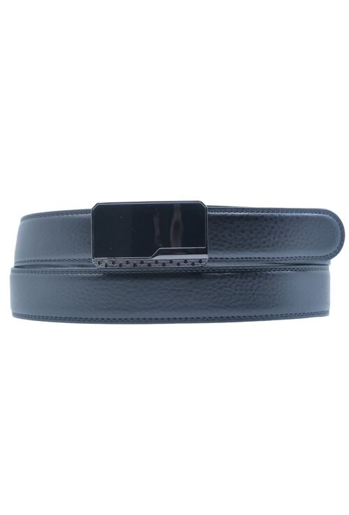 Ceinture automatique en croûte de cuir de vachette ajustable M125