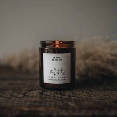 Bougie de soja fleur de néroli