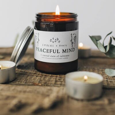 Peaceful Mind Essential Oil Soy Candle