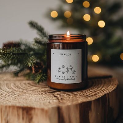 Spruce Christmas Tree Soy Candle