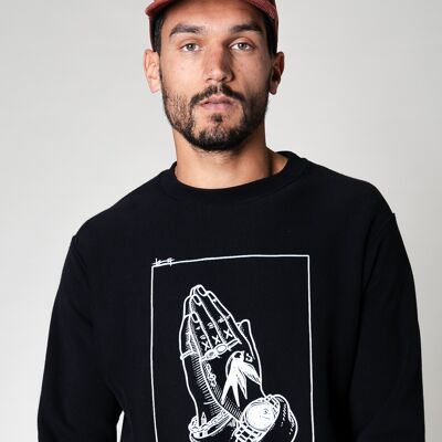 Collect The Label - Pray Sweater - Black - Unisex