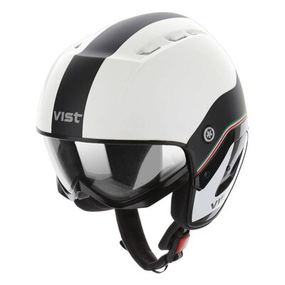 Helmets, modello FULCRUM WHITE ITALIA,  white - black - mirror lens