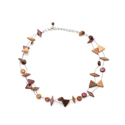 Sephorra multicolored double necklace