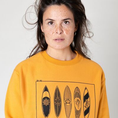 Collect The Label - Surf Sweater - Ocher - Unisex