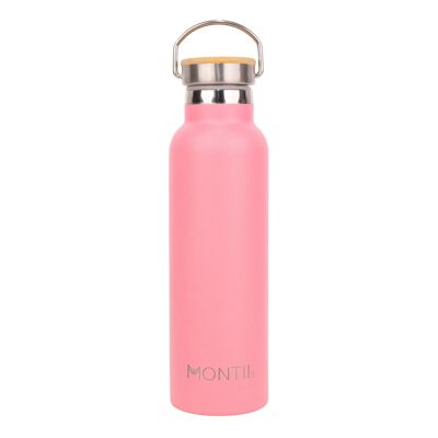 Botellas Montii Rosa de acero inoxidable de 600 ml