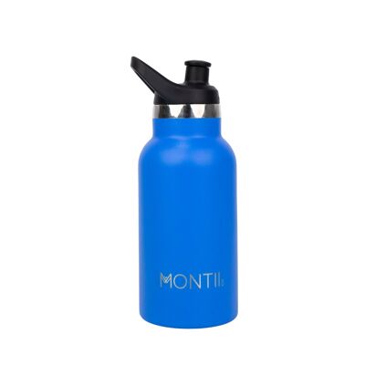 Botellas Mini Montii Azul  de acero inoxidable de 350ml