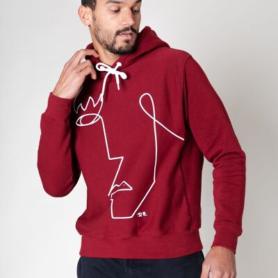 Collect The Label - Tokyo Hoodie - Burgundy - Unisex
