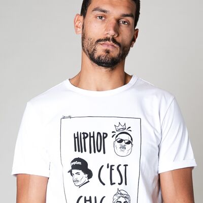 Collect The Label - Hip Hop C'est Chic T-shirt - White - Unisex