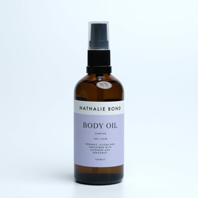Unwind Body Oil | 100% Natural, Vegan, Cruelty-Free - by Nathalie Bond