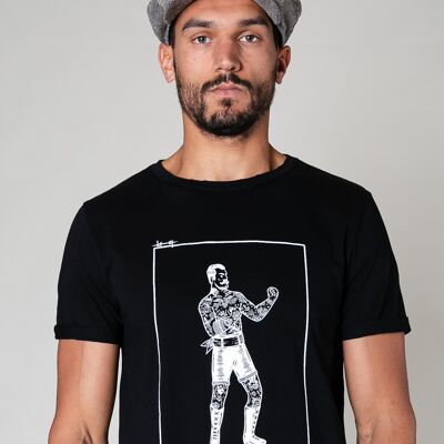 Collect The Label - Boxer T-shirt - Black - Unisex