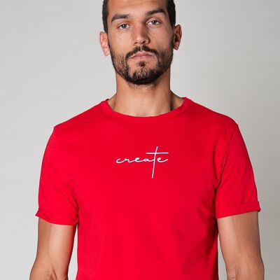 Collect The Label - Create T-shirt - Red - Unisex