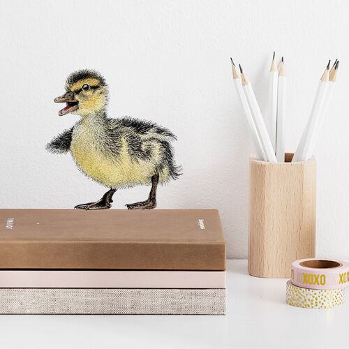 Wall sticker duckling - bird illustration - ducky decal - wall art