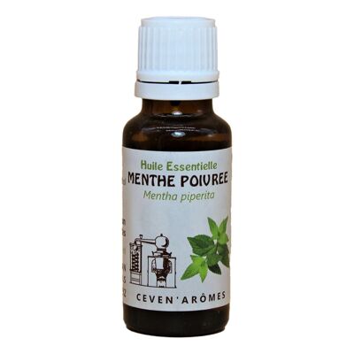 Huile essentielle de Menthe poivrée 20 ml HEBBD