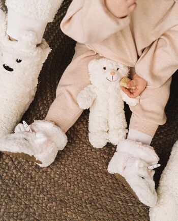 Licorne (Ice) - Chaussure chaussette animal enfant pour bébés et enfants type bottines 1