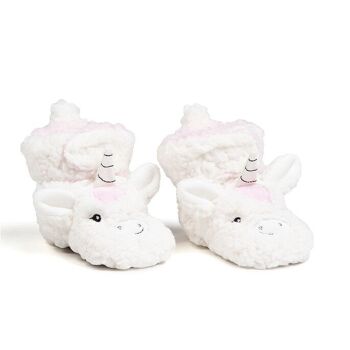 Licorne (Ice) - Chaussure chaussette animal enfant pour bébés et enfants type bottines 2