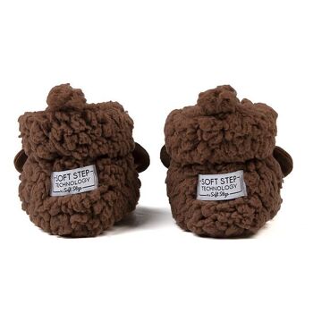 Ours (Marron) - Chaussure chaussette animal enfant pour bébés et enfants, type chausson 3