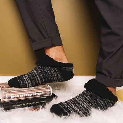 Zapatillas calcetines para hombres en Negro