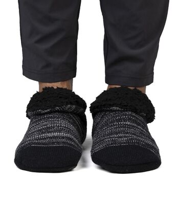 Baskets chaussettes pour homme en noir 2