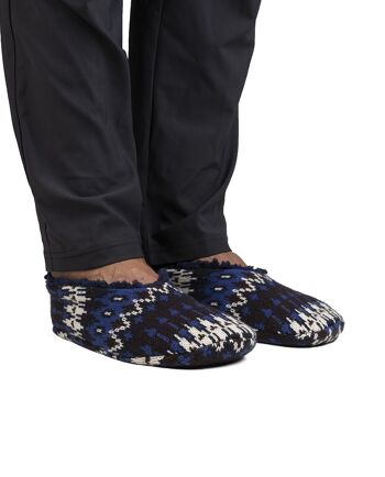 Baskets chaussettes pour hommes en bleu marine multi 2
