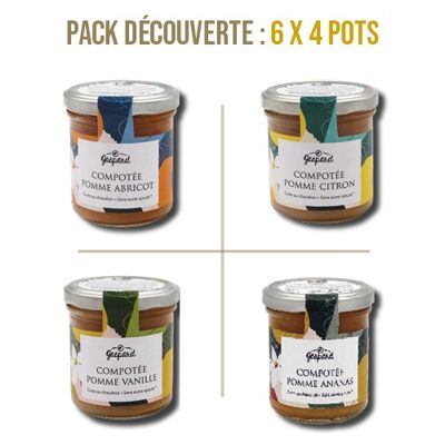 Pack découverte compotées Gaspard 150 g x 24 pc