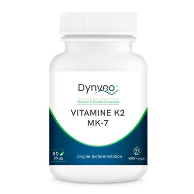 Vitamine K2 MK7 60 gélules 80 µg
