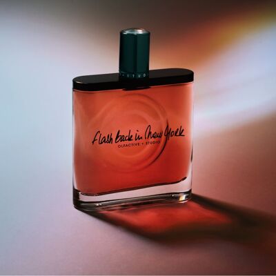 Flash Back a New York | Eau de Parfum 100ml | Salvia Sclarea | Pelle | Fumo di betulla