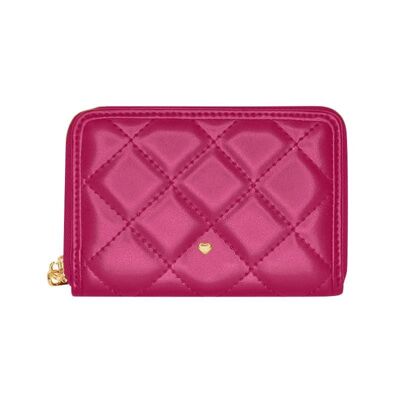 Quilted Pink Atlas Purse