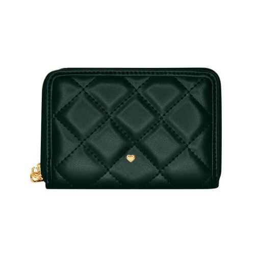Quilted Emerald Atlas Purse