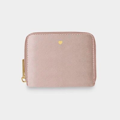 Rose Gold Carson Vegan Leather Purse