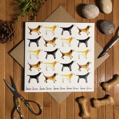 Labrador greeting card