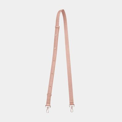 Rose Gold Blake verstellbares veganes Lederarmband