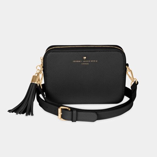 Black Carrie Crossbody Bag