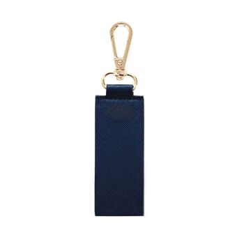 Porte-clés rectangulaire Archie original bleu marine 4