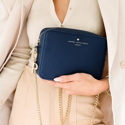 Navy Carrie Crossbody Bag