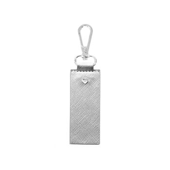 Porte-clés Rectangle Argent Original Archie 1