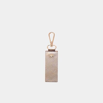 Rose Gold Original Archie Rectangle Keyring