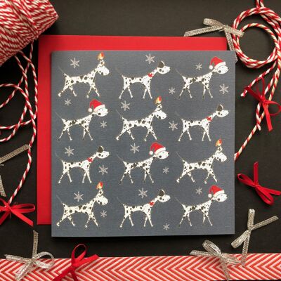 Dalmatian Christmas card