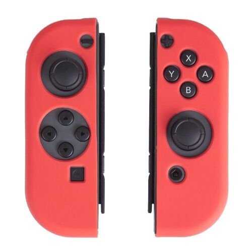 CARCASA SILICONA PARA JOI CON PARA NINTENDO SWITCH Rojo