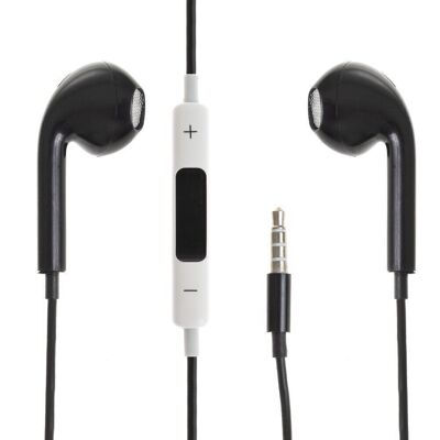 HEADPHONES WITH CONTROLLER AND HANDS-FREE FUNCTION Black