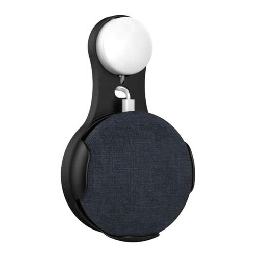 Soporte de pared para Google Home Mini con guarda cables Negro