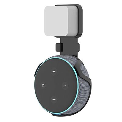 Plug holder for Amazon Echo Dot (Gen 3) Black