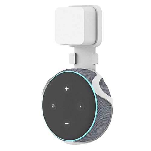 Soporte de enchufe para Amazon Echo Dot (Gen 3) Blanco