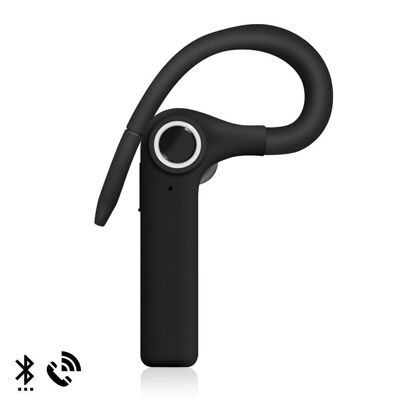 Auricular In-Ear Manos Libres DCT-04 Bluetooth, sujeccion hipoalergenica de silicona quirurgica Negro