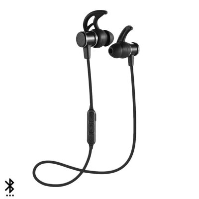 SLS-100 High Sensitivity Magnetic Bluetooth Sports Headphones Black