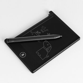 Tablette d'écriture et de dessin LCD portable de 4,4 pouces, noir 2