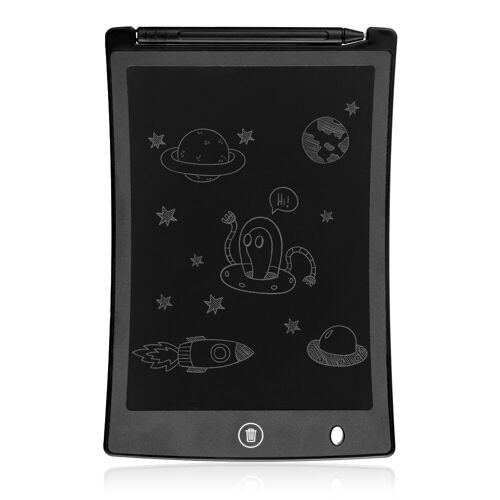 Tableta LCD portátil de dibujo y escriturade 8,5 pulgadas Negro