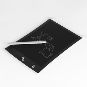 Tablette d'écriture et de dessin LCD portable de 8,5 pouces, blanc 2