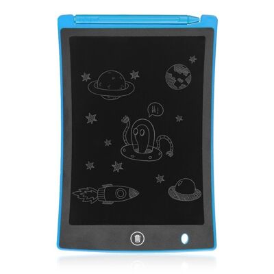 Tablette d'écriture et de dessin LCD portable de 8,5 pouces Bleu