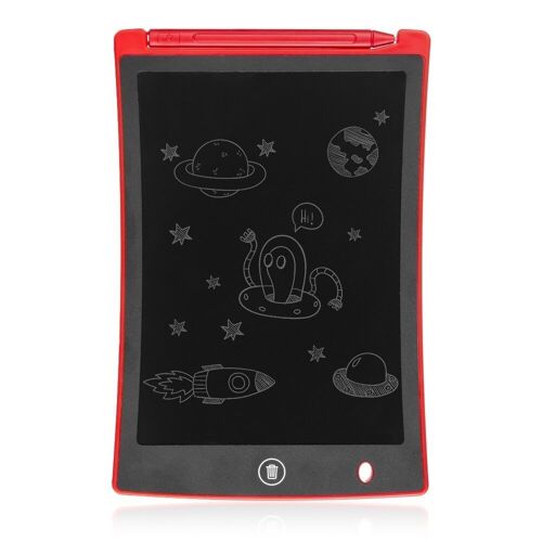Tableta LCD portátil de dibujo y escriturade 8,5 pulgadas Rojo